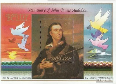 Produktbild von Briefmarken Belize 1985 Mi Block67 (kompl.Ausg.) postfrisch John James Audubon