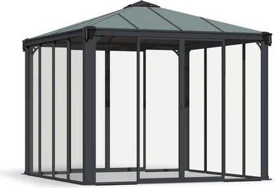 Produktbild von Palram - Canopia Aluminium Kaltwintergarten Ledro 3000 Grau 295x295x276 cm