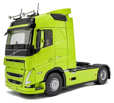 Produktbild von Solido 421240209 Volvo FH16 Globetrotter XL Zugmaschine 2023 neon grün 1:24
