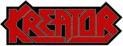 Produktbild von Kreator Logo Cut-Out Aufnäher zum Aufnähen