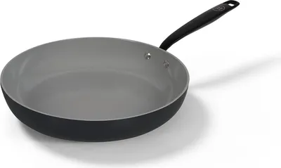 Obrázok produktu pre BE Living Panvica - Ø 28 cm - Indukčná panvica - Nepriľnavý povrch - Vhodná na všetky varné dosky - Neobsahuje PFOA - Čierna