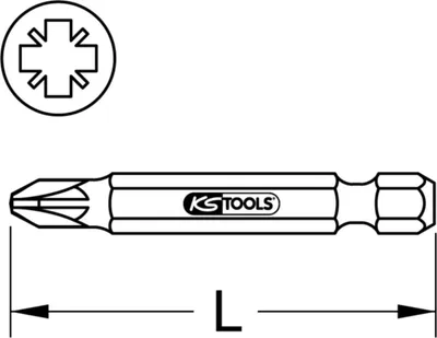Image de KS Tools 911.7527 embout de tournevis 1 pièce(s)