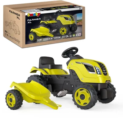 Produktbild von Smoby 710131, Traktor, 3 Jahr(e), Kunststoff, Schwarz, Gelb