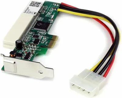 Produktbild von StarTech.com PCI Express Schnittstellenkarte für PCI Low Profile Adapter Karte - 1 x PCI-e (Stecker) 1 x PCI (Buchse) - PCIe x1-zu-PCI-Steckplatzadapter