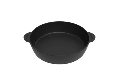 Produktbild von ROBARI Schmorpfanne Servierpfanne aus Gusseisen 24 cm