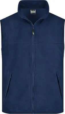 Produktbild von James & Nicholson Fleece Vest Gr. 3XL, navy
