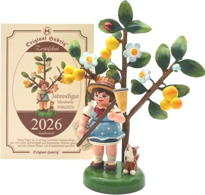 Produktbild von Jahresfigur 2026 Mirabelle mit Zertifikat - Hubrig