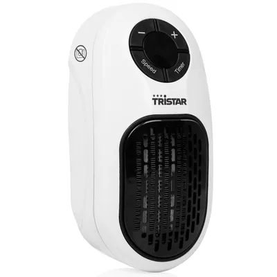 Zdjęcie produktu dla Tristar KA-5084, Wentylator elektryczny ogrzewacza pomieszczeń, Ceramika, 12 h, Wewnętrzna, Ściana, Czarny, Biały