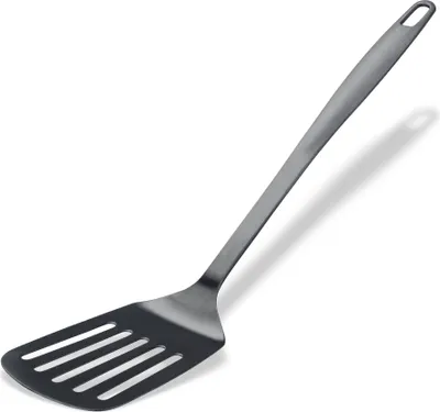 Produktbild von Stanley Rogers Schlitzwender Mattschwarz  Hochwertiger Edelstahl, Titaniumbeschichtung, Ideal für Küchenprofis und Hobbyköche