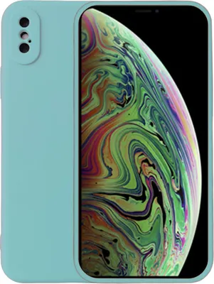 Obrázok produktu pre Puzdro na mobilný telefón pre iPhone Xs Max silikónové puzdro - Zadný kryt silikónového puzdra - modré