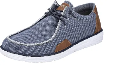 Obrázok produktu pre Rieker pánske plátenné slip-on topánky denim blue