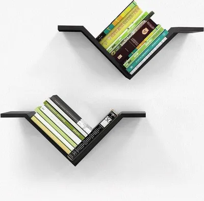 Produktbild von Famanu Bücherregal Set von 2 - Wandregal im modernen Design