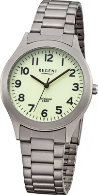 Produktbild von Regent Herren Armbanduhr F-1294 Titan