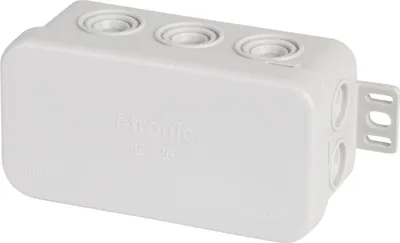 Produktbild von f-tronic Abzweigkasten E126ws, 85x44x40, weiß - 10 Stück