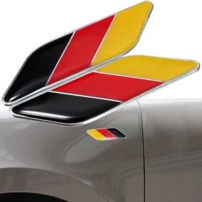 Immagine prodotto di Set di 2 adesivi 3D per auto