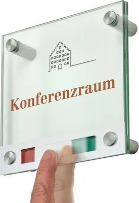 Produktbild von GALERIE Türschild, Format: 150x150 mm + 4 Halter i7324