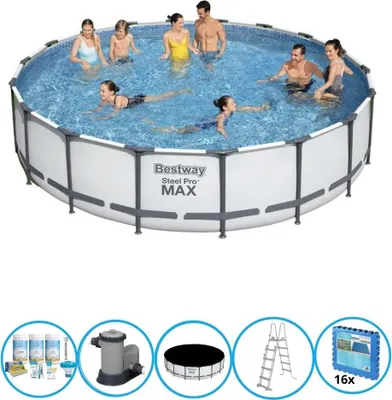 Obrázok produktu pre Bestway Pool Steel Pro MAX - vrátane príslušenstva - 549x122 cm