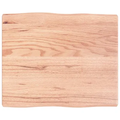 Produktbild von vidaXL Tischplatte 60x50x(2-4) cm Massivholz Behandelt Baumkante