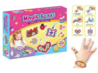Zdjęcie produktu dla Zestaw biżuterii z koralikami wodnymi Brelo