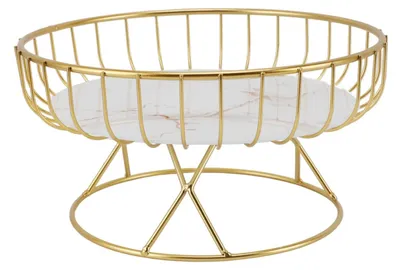 Image de Omgoods - Panier à fruits rond, grande capacité et design élégant