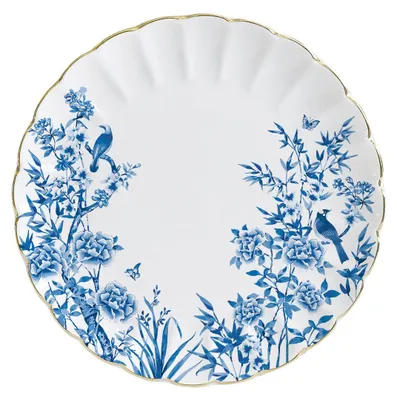 Produktbild von Speiseteller PARADISE GARDEN D. 26cm weiß blau Porzellan Easy Life