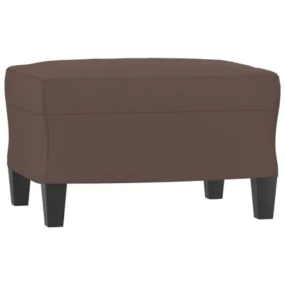 Image de Repose-pied Marron 60x50x41 cm Similicuir