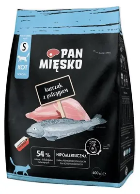 Image de PAN MIEKSKO Poulet avec truite S - nourriture sèche pour chats - 400 g