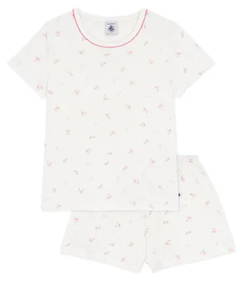Zdjęcie produktu dla Petit Bateau, piżama dziewczęca, model A0fek, kolor: biały/wielokolorowy, rozmiar: 10 lat