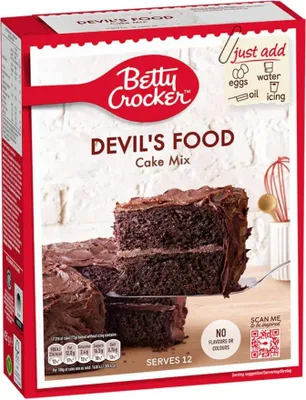 Produktbild von Betty Crocker Cake Mix Devil's Food (Einzelpackung mit 425g)