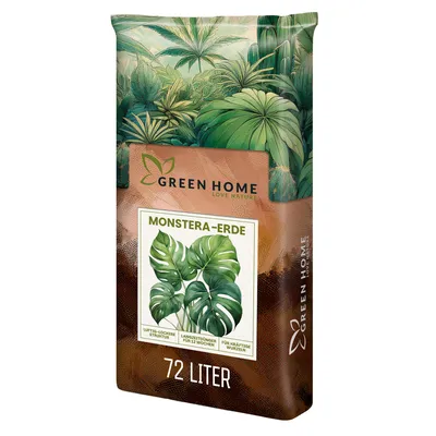 Produktbild von Green Home Monstera Erde 72L – Premium Substrat für Monstera, Aroiden & Tropische Zimmerpflanzen