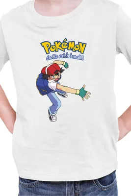 Produktbild von Kinder T-Shirt Japan Manga Anime Comics Pokemon 014, / Weiß