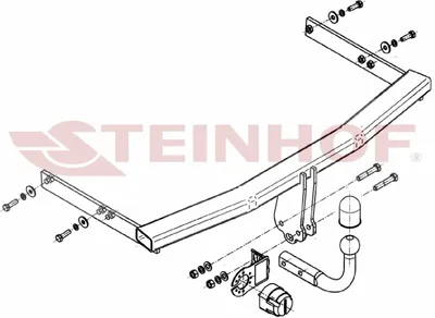Produktbild von Z547803 Anhängerkupplung passend für SEAT Ibiza 06/2015-2017 starr