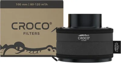 Produktbild von Aktivkohlefilter CROCO Black Filter 80-120 m³/h Ø100 mm Aktiv Kohle Grow-Filter