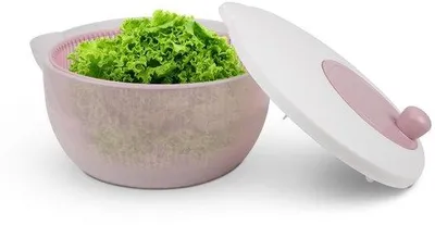 Produktbild von Famanu Salatcentrifuge 4 Liter, BPA-frei, 3-in-1 mit Sieb und Schüssel