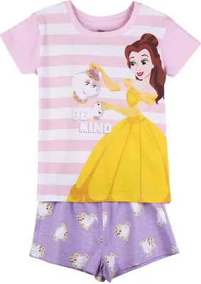 Produktbild von Disney Prinzessin Belle kurzer Schlafanzug, Größe 6