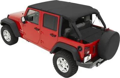 Obrázok produktu pre Záhlavie bikín Safari Bestop Black čierna 4-dverový Jeep Wrangler JK 07-09