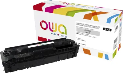 Image de Armor OWA - noir - compatible - remanufacturé - cartouche de toner (Alternative à : HP 201X, HP CF400X) - pour HP Color LaserJet Pro M252dn, M252dw, M252n, MFP M277c6, MFP M277dw, MFP M277n (K15832OW)
