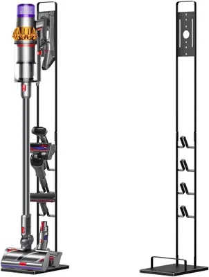 Produktbild von Ständer Kompatibel für Dyson Gen5 V15s V15 V12 Slim V11 V10 V8 V7 V6 Staubsauger, Staubsaugerhalter Ständer mit Rädern, Kein Bohren, Bodenständer
