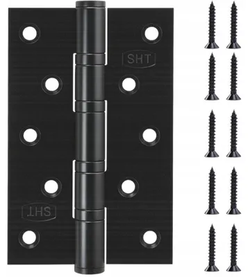 Produktbild von Handmet Kugelgelagertes Türband Schwarz 127 x 76 mm