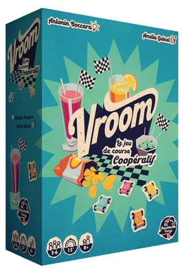 Zdjęcie produktu dla Blackrock Games - Vroom – Kooperacyjna gra wyścigowa – od 3 do 6 graczy – od 8 lat