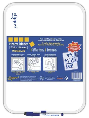 Produktbild von Alpino großes Whiteboard 35x25cm mit Markerstift Blisterpackung
