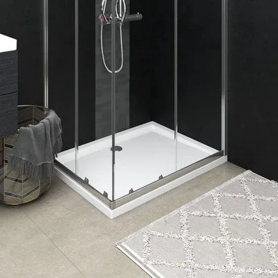 Produktbild von Famanu Duschwanne Rechteckig - Hochwertiges Design - 80x100 cm - Weiß