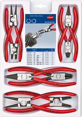 Immagine prodotto di Set di pinze per anelli di sicurezza KNIPEX