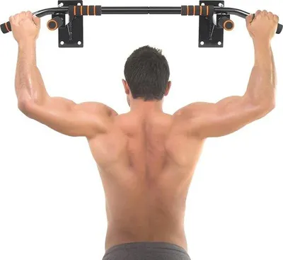 Produktbild von Famanu Klimmzugstange Wandmontage - Fitnessstange mit rutschfesten Griffen