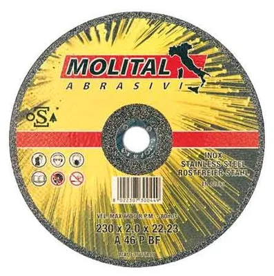 Immagine prodotto di DISCO DA TAGLIO PER INOX MOLITAL Ø 125x1,0 mm