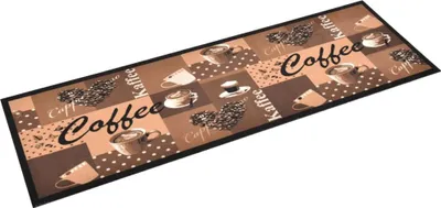 Produktbild von vidaXL Küchenteppich Waschbar Kaffee Braun 60x180 cm
