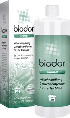 Produktbild von Biodor Animal Wäschespülung 1L - Geruchsneutralisierer, Geruchsentferner & Reini