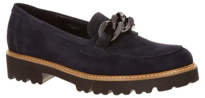 Produktbild von Gabor 4013.01 Damenschuhe - elegante Slipper - Halbschuhe blau Elegant NEU