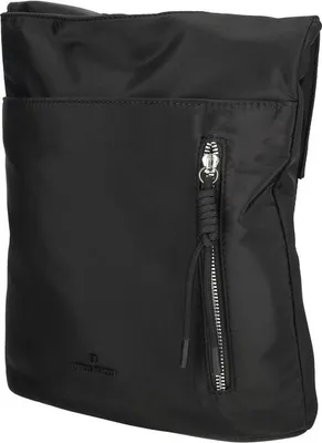 Produktbild von Damen Tasche Umhängetasche Beuteltasche Hobo Handtasche Crossover Nylon Schwarz
