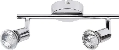 Produktbild von Rabalux 6046 Deckenstrahler 2 Spots Norton, GU10, silber, Standard, 25cm